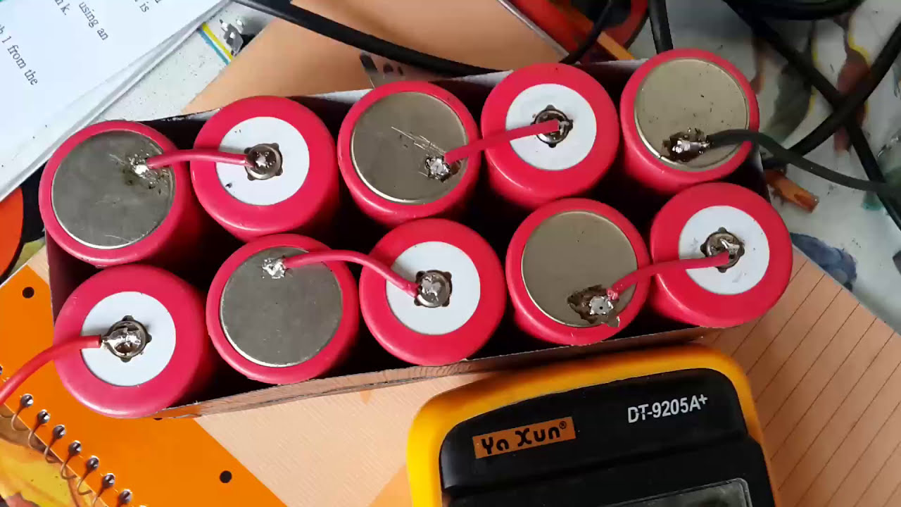 How to Build Cheap 12 v Lithium Power Pack Ups Battery YouTube