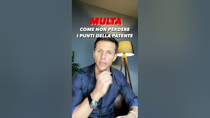 MULTA: come non PERDERE i PUNTI della patente | Avv. Angelo Greco