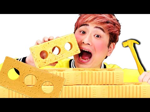 Edible Brick 먹는 벽돌🔨 LuckyKangi Mukbang 럭키강이 먹방