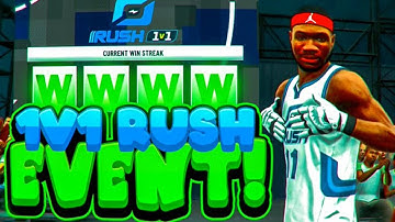 I TOOK MY 99 OVERALL DEMIGOD TO THE 1V1 RUSH EVENT IN NBA 2K21 AND THIS HAPPENED!!!