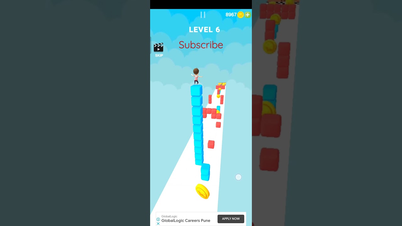 cube stacker surfer 3D 