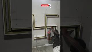 Swastik False Ceiling Design for Pooja Room #Shorts