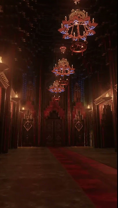 Die Große Eingangshalle Dracula-Schloss in Enshrouded #enshrouded  #fantasy  #gaming #gotik