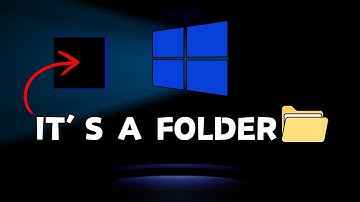How To Create INVISIBLE & CLICKABLE FOLDER In Windows 10/11 | Hide Any Files | Black Edition 2025