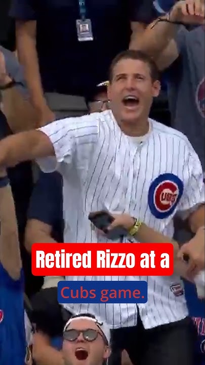 Rizzo is Loved At Wrigley Field - YouTube