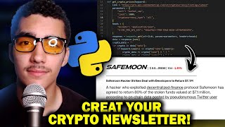 Create Your First Crypto Newsletter in Python (2023)