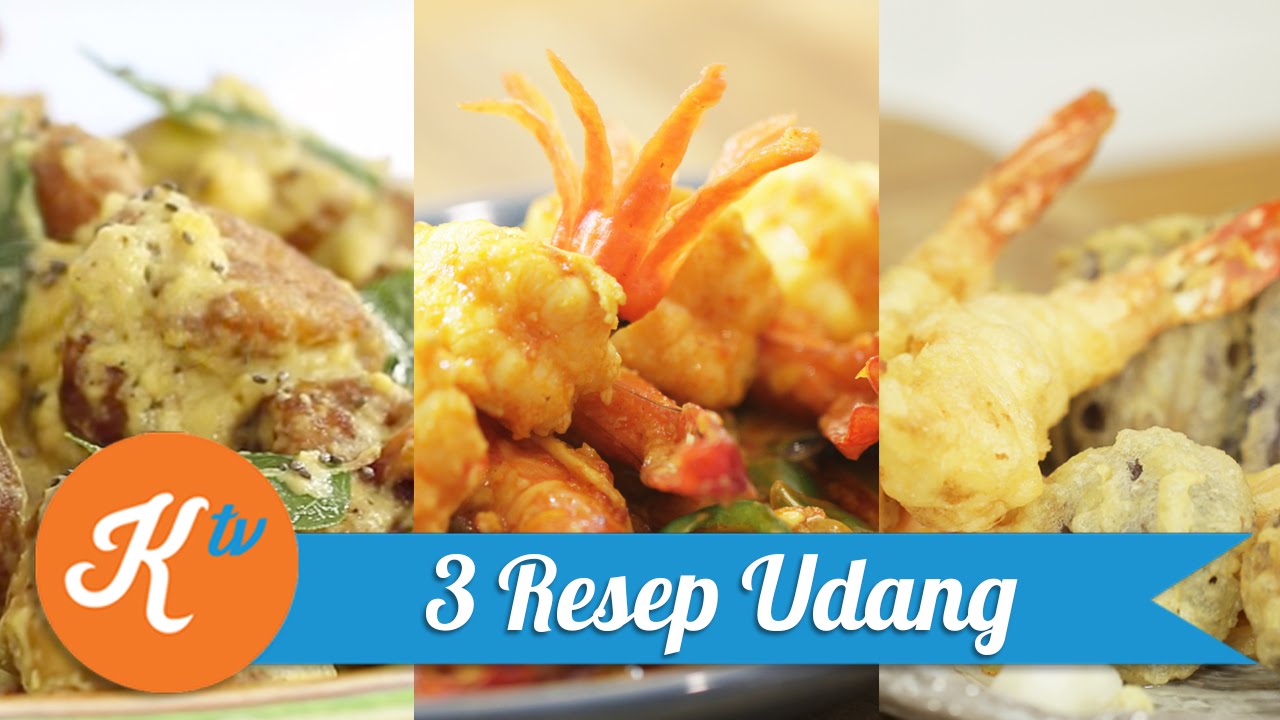 3 Resep Udang Goreng - YouTube