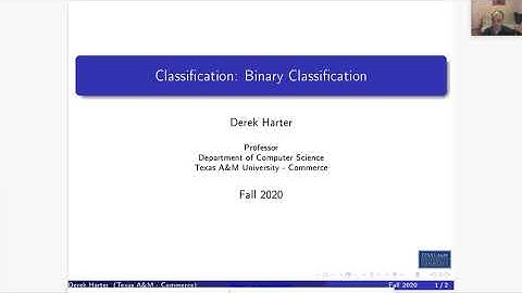 CSci 574 Machine Learning : U04-1 Binary Classification