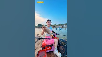 cô cần thủ đi câu cá chép dật cá mỏi tay luôn #fishing #cauca