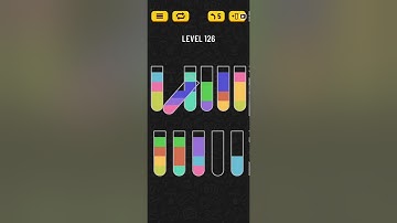 Water Sort Puzzle Level 126 Walkthrough Solution 💦