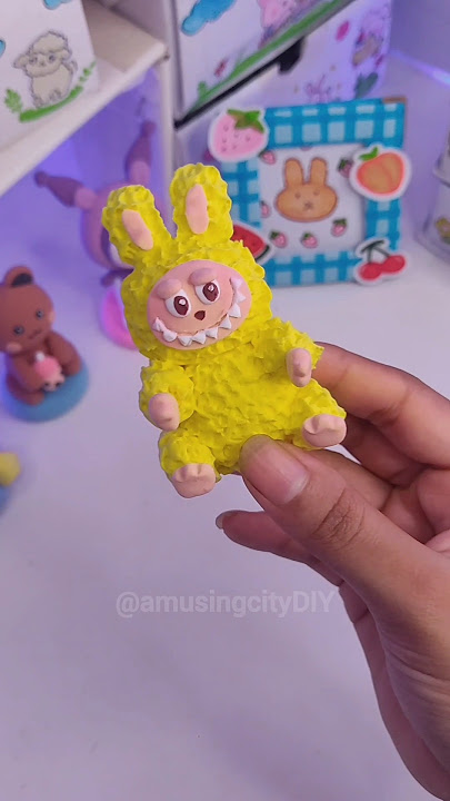 DIY Cute Clay Labubu💓✨ #labubu #claycraft #diy
