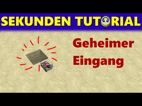 ⏱Sek. Tutorial 5: Verstecktes LOCH im BODEN