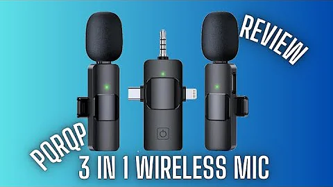 3 IN 1 WIRELESS MIC BY PQRQP - REVIEW