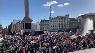 Jeremy Corbin speaking at the National Ceasefire Now Demo - 30 March 2024