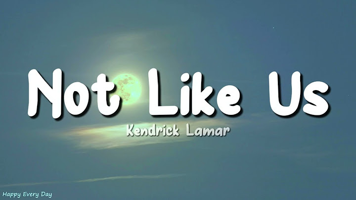 Kendrick Lamar - Not Like Us (Lyrics) (Drake Diss)