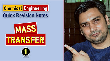 Mass Transfer | Part-1 | Chemical Engineering | Chemojo