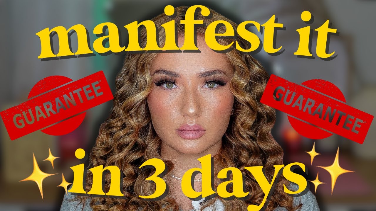 🔥 how to manifest ANYTHING you want in 3 days 🔥 (guarantee) | law of ...