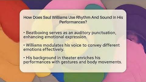 How Does Saul Williams Use Rhythm And Sound In His Performances? - The Prose Path