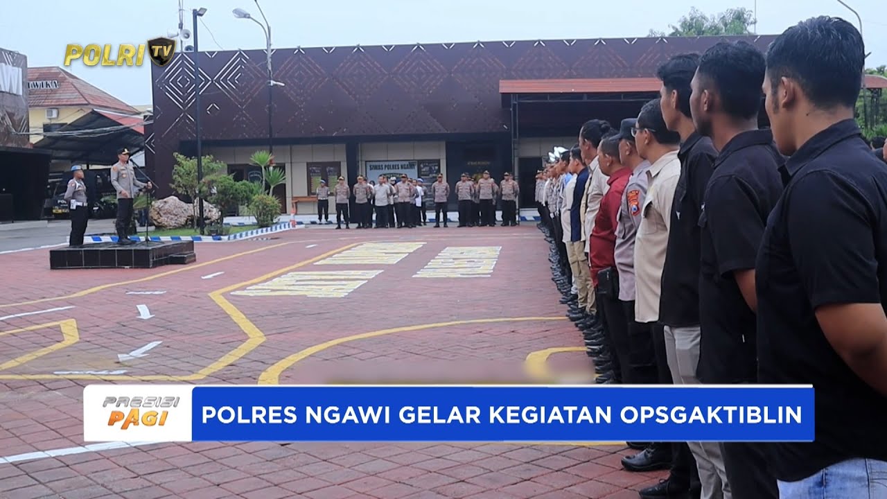 POLRES NGAWI GELAR OPERASI PENEGAKKAN KETERTIBAN DAN KEDISIPLINAN (GAKTIBLIN)