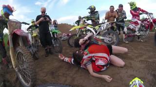 pedido de casamento surpresa pista de motocross