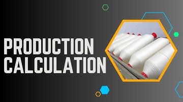 Roving Production Calculation | Simplex/Roving Frame | Textile Calculations