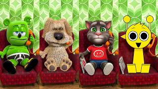 Talking Tom Cat vs Talking Ben the Dog vs Talking Gummy Bear vs Talking Sprunki - All Foods Android screenshot 4