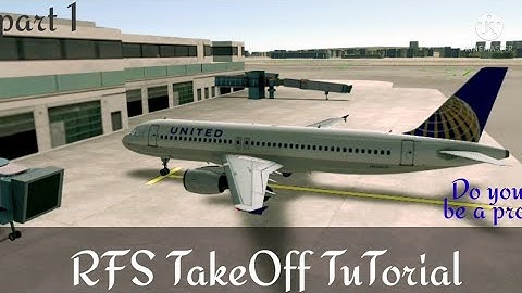 RFS Real Flight Simulator| pushback & Takeoff tutorial Tamil