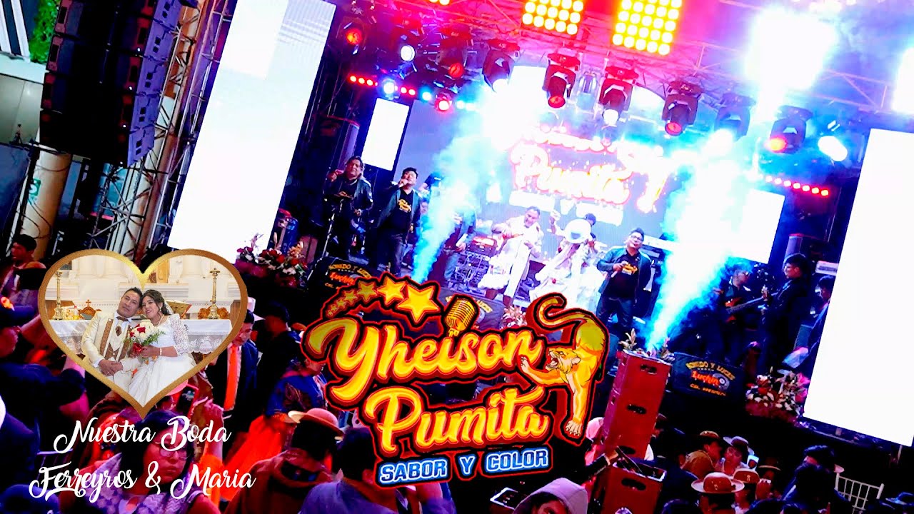 ♫ Yheison Pumita - Sepultare Tú Amor En Vivo🛑🎊• Nᴜᴇsᴛʀᴀ Bᴏᴅᴀ •🎊-•💜🤍• Ferreyros & Maria  •🤍💜•--------