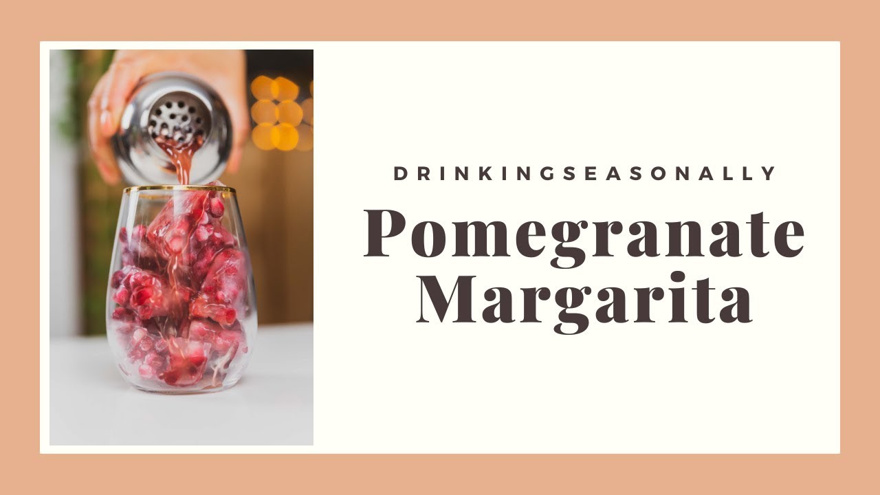 Vanilla Pomegranate Margarita | Holiday Cocktails! | Kalisa Marie Eats