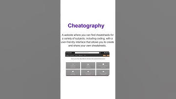 BEST WEBSITES FOR CODING CHEAT SHEETS