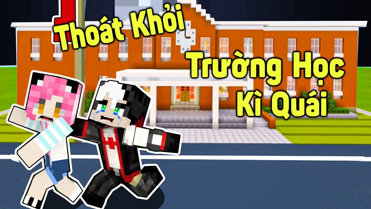 REDHOOD THỬ THÁCH 24 GIỜ THOÁT KHỎI NHÀ TÙ TRƯỜNG HỌC TRONG MINECRAFT*MỀU TRỐN KHỎI LỚP HỌC ÁC MỘNG