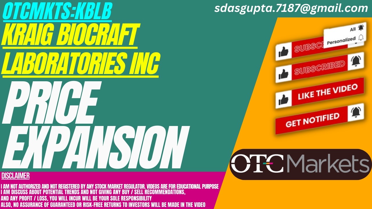 KBLB STOCK : PRICE EXPANSION | KRAIG BIOCRAFT LABORATORIES STOCK