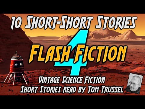 10 short-short stories: Flash Fiction 4 -Vintage Science Fiction Audiobook readalong human voice