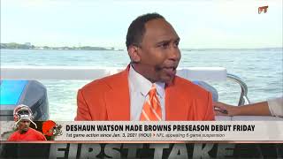 Stephen A. Smith addresses Deshaun Watson latest | First Take