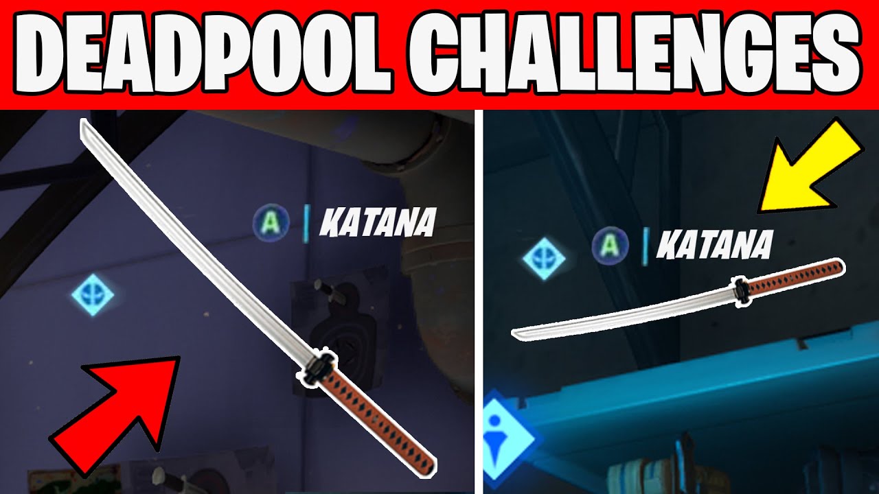Find Deadpool's Katanas All 2 Katana Locations Deal damage to opponent