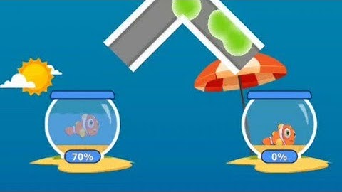 Water puzzle gameplay how to play - save the fish game - gameplay walkthrough - fishdom android game