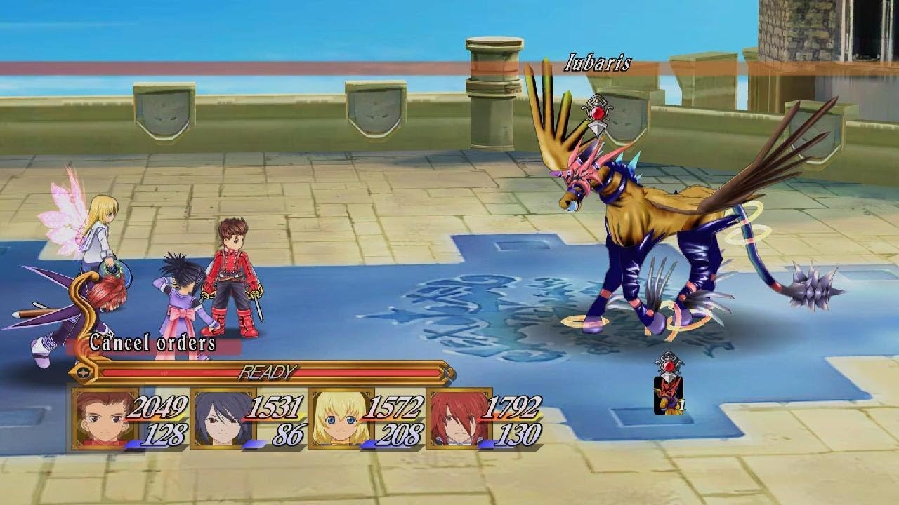 Tales of Symphonia Remastered : ( Ps4 ) : Boss fight : Lubaris : Hard mode
