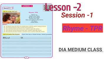 English book class-4// Lesson -2 / session -1 / Rhyme// odia medium 