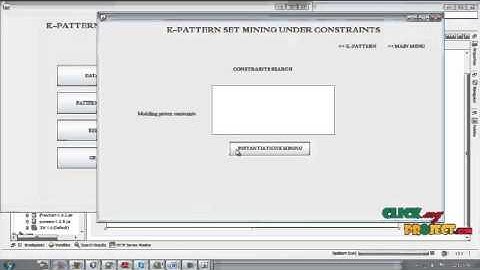 Final Year Projects | k-Pattern Set Mining under Constraints
