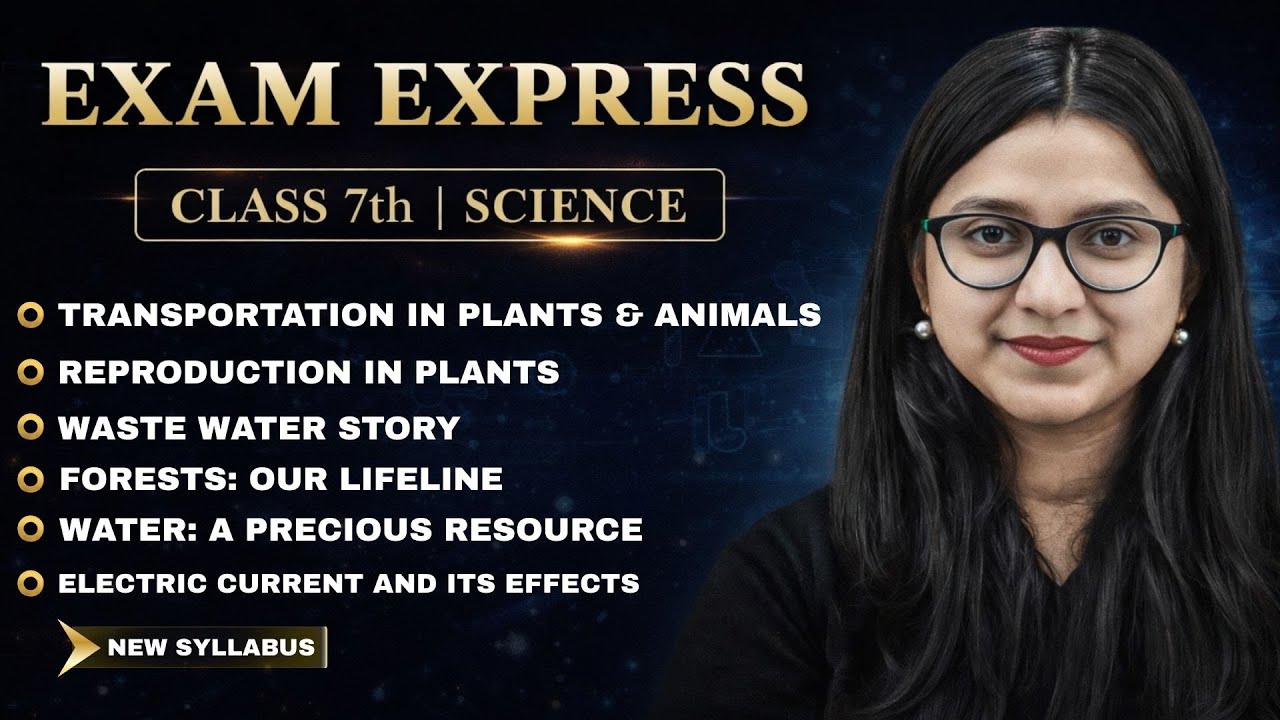 Science Class 7 | Transportation, Reproduction, Wastewater, Forests, Water, Electric Current Class 7
