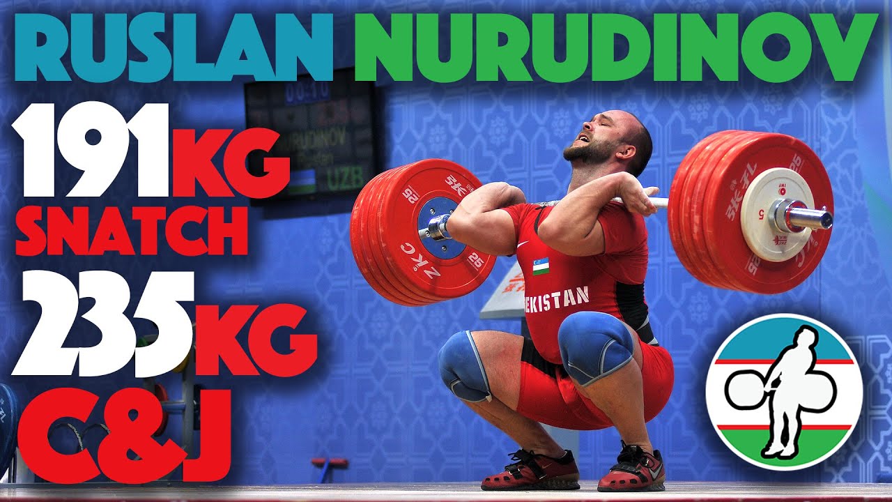 Ruslan Nurudinov (110) - 191kg Snatch + 235kg Clean and Jerk