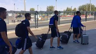 Молодежная сборная Казахстана прилетела в Астану