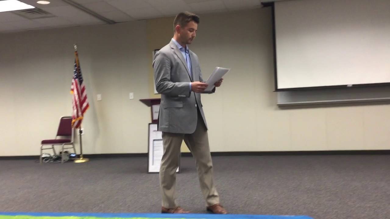 Afterburners Toastmasters Club: Verlin Yoder, SMART Goals - YouTube