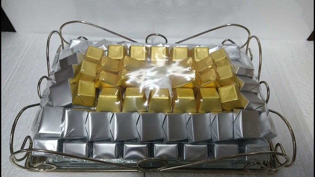 SUPER EASY DECORATION FOR TRAY WITH CHOCOLATE CHOCOLATE ARRANGEMENTS