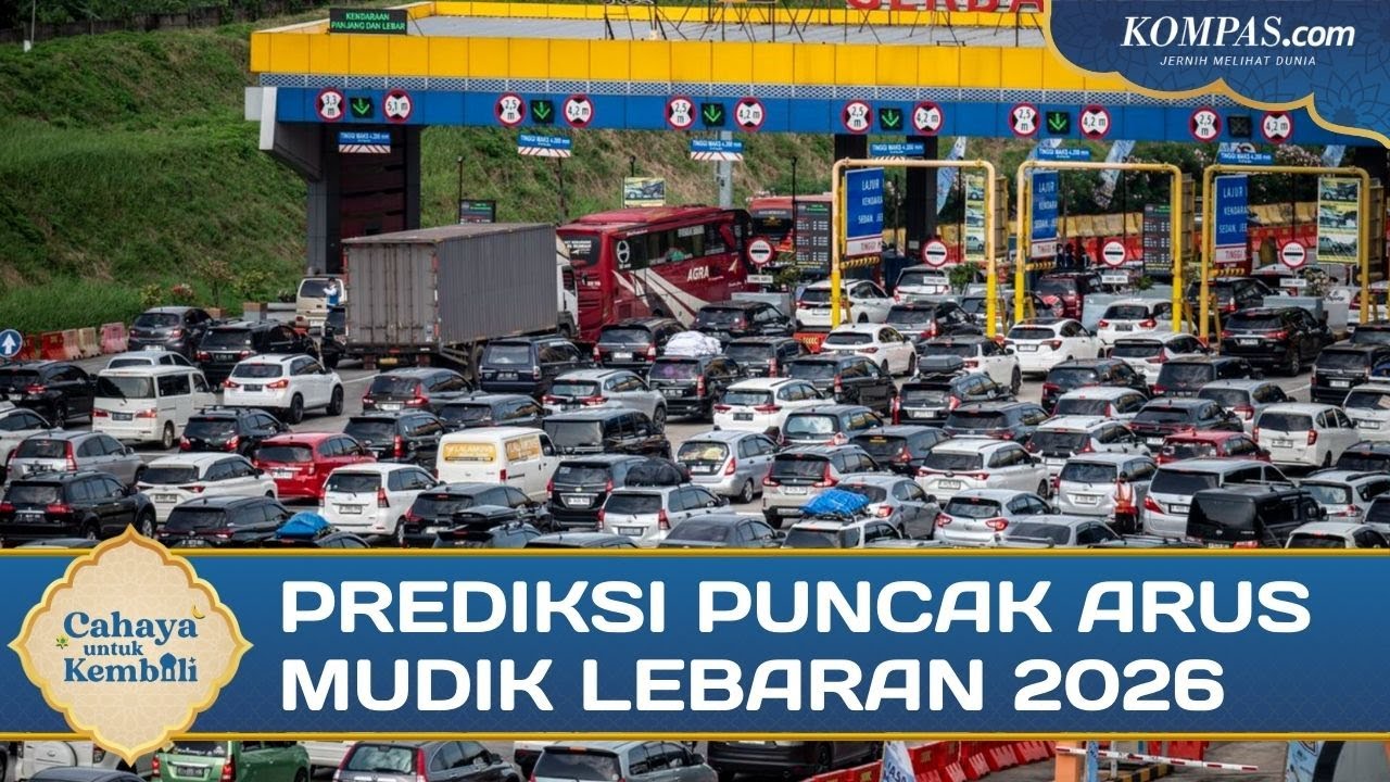 Prediksi Puncak Arus Mudik dan Balik Lebaran 2026 Jasa Marga - YouTube