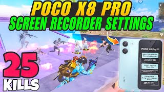 🔥POCO X8 Pro BGMI 120FPS + Screen Recording Test screenshot 1