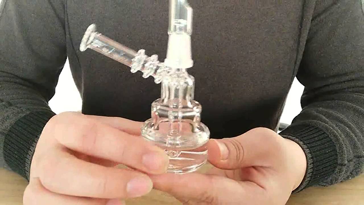 Birthday Cake oil rig Glass bongs Concentrated Vapor Rig with 10mm joint size