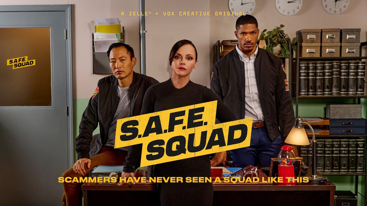 Christina Ricci Leads A Scam-Stopping Power Team [Partner content from Zelle®] - This season, Christina Ricci and her team of investigators are back to solve these ripped-from-the-headlines scams. Check out two all-new episodes of ”S.A.F.E. 