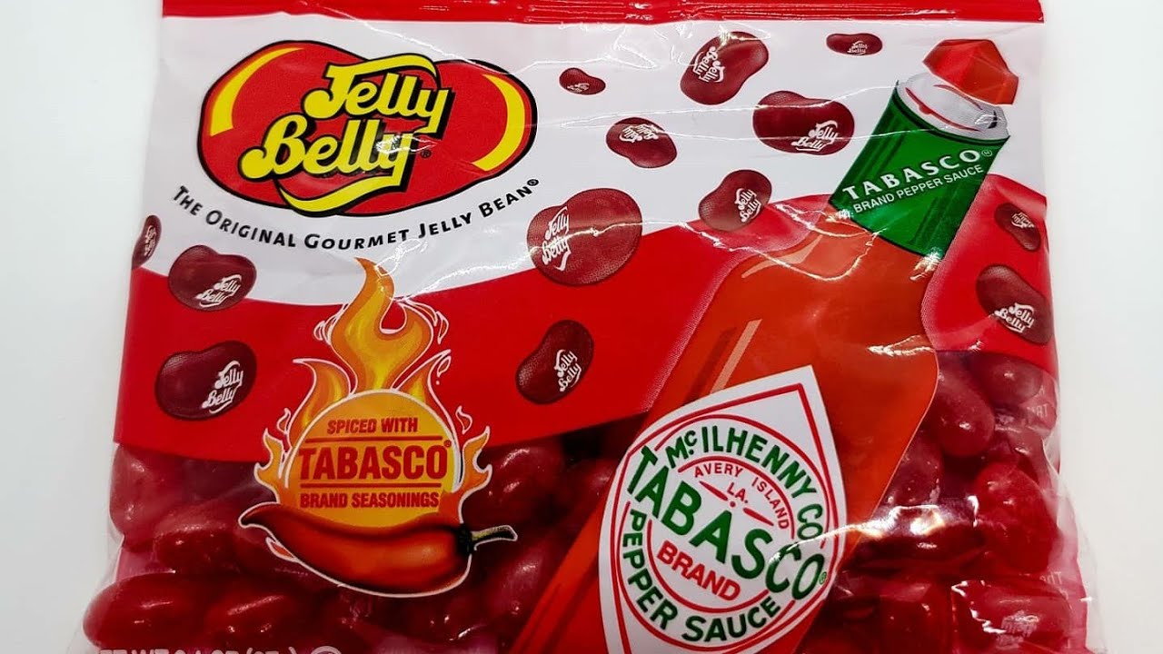 Jelly bean review! Jelly belly "Tabasco sauce" flavor! Hot ones!!