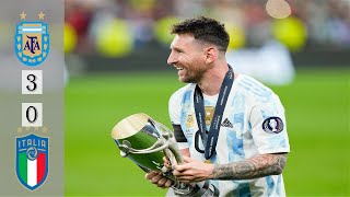 ARGENTINA 3:0 ITALY  FINALISSIMA 2022 All GOALS ARABIC COMENTARY   أهداف مباراة الأرجنتين و ايطاليا
